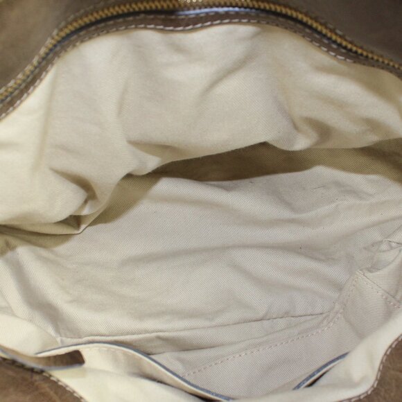 Chloé Heloise Brown Pebbled Leather Satchel Boho Luxe Designer Bag - Picture 11 of 11